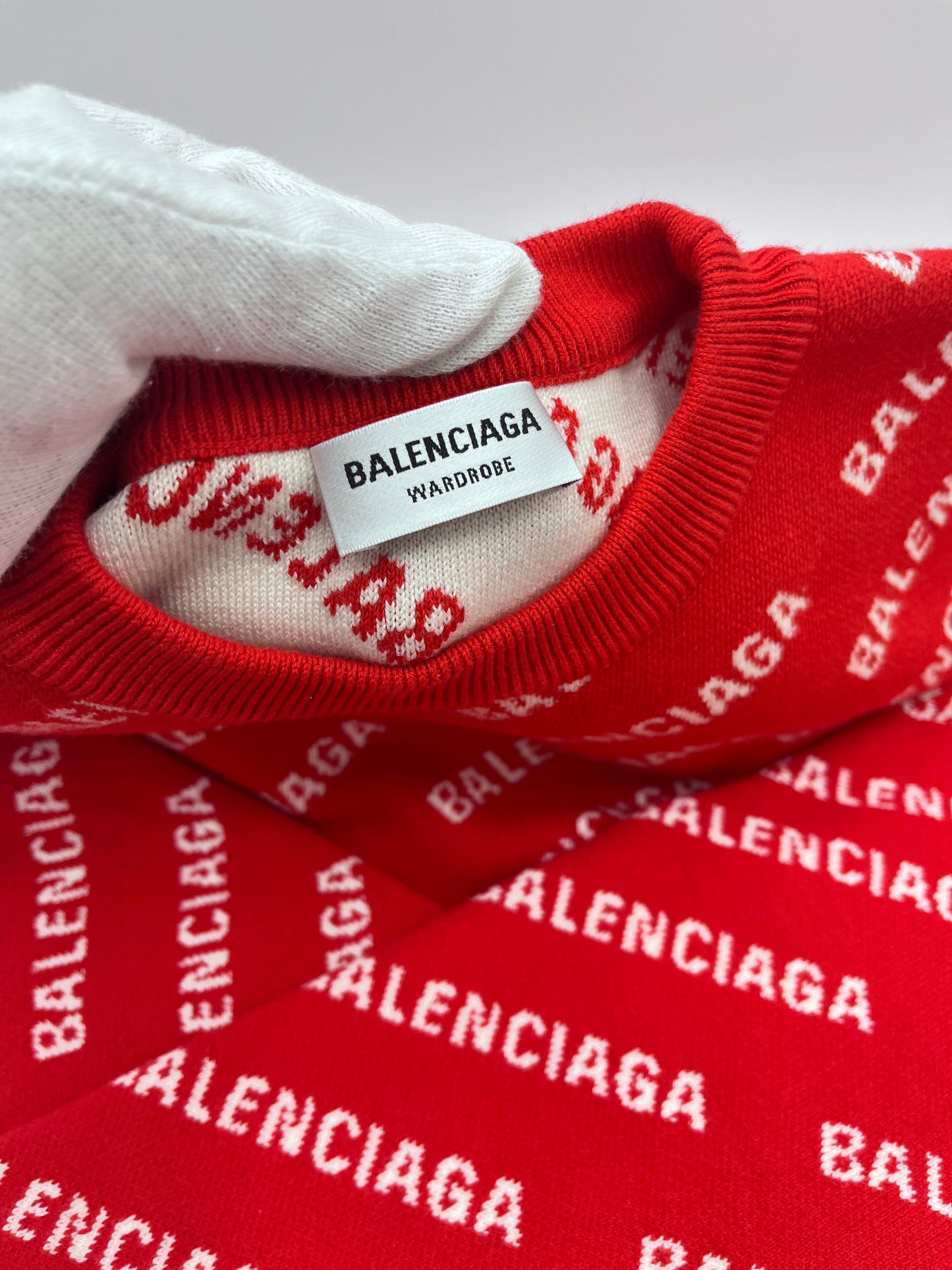 Maglione con logo Balenciaga